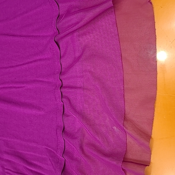 Jennifer Lopez Women's Pink Tank Top, Purple/Pink Mesh on bottom & top back - Picture 3 of 6